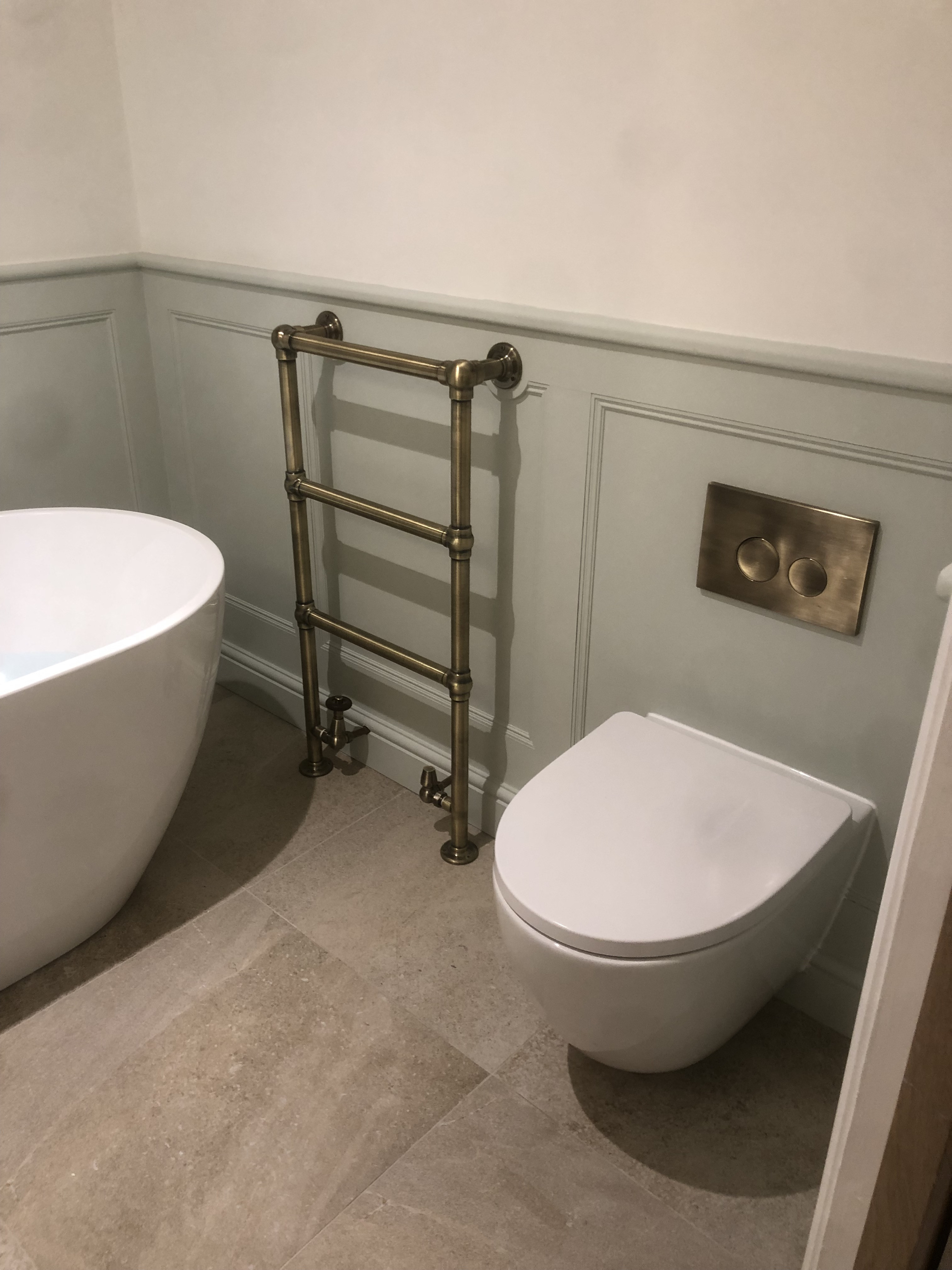 Completed bathroom refurbishment
