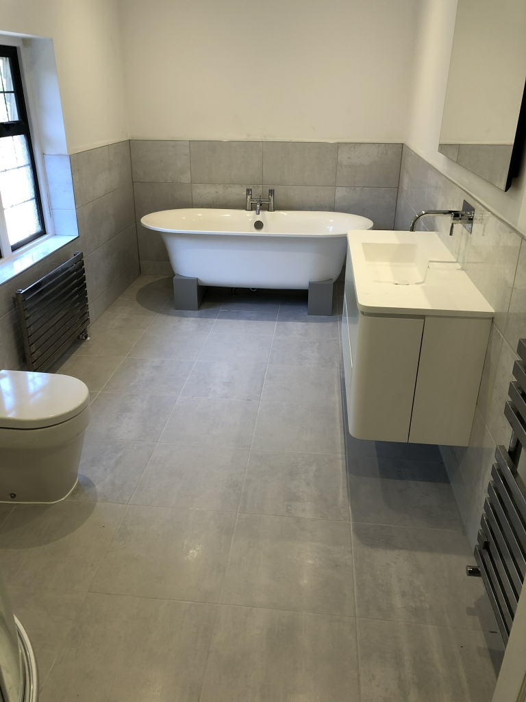 Full bathroom design and installation